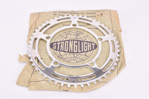 NOS/NIB Stronglight Dural Type 63 Super Competiton Chainring with 49 teeth and 122 mm BCD from the 1960s
