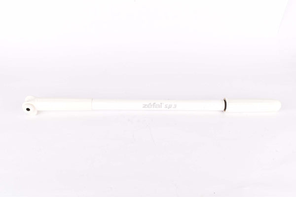 NOS Zefal sp 3 white bike pump in 460-520mm for AV-Valve (schrader valve/Autoventil)