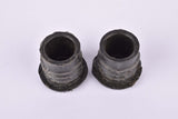 Black Puch handlebar end plugs (Lenkerendstopfen)