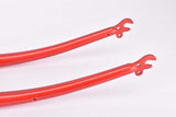 NOS 28" Red Trekking Steel Fork with Eyelets for Fenders, Rack and Low Rider