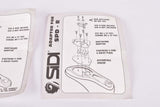 NOS Sidi Shoe Replacement Sole Adaptor Plates - for SPD-R