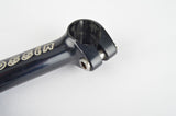 Cinelli 1A black anodized stem Rossin panto in size 115mm with 26.4mm bar clamp size