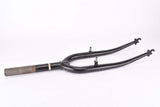NOS 26" Black MTB Steel Fork with Eyelets for Fenders and Rack