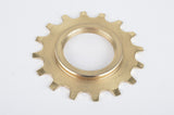 NOS Golden Shimano Dura Ace 6 speed Uniglide Top Sprocket with 16 teeth