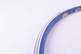 NOS Fir SC 200 blue anodized single Clincher Rim in 28"/622mm (700C) with 24 holes