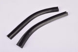 Black vintage rubber handlebar / dropbar brake cable guide for aero brake levers