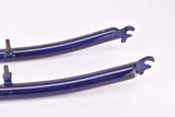 26" Dark Blue MTB Steel Fork with Eyelets for Fenders