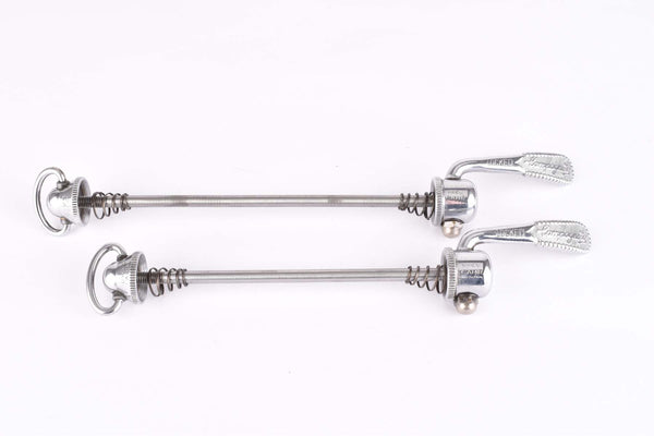 Campagnolo quick release set Record and Super Record, #1001/3 and #1006/8x6 front and rear Skewer from the 1970s - 80s