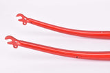 NOS 28" Red Trekking Steel Fork with Eyelets for Fenders, Rack and Low Rider