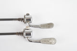 Campagnolo quick release set Record and Super Record, #1001/3 and #1006/8x6 front and rear Skewer from the 1970s - 80s