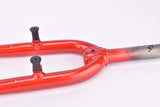 NOS 28" Red Trekking Steel Fork with Eyelets for Fenders, Rack and Low Rider