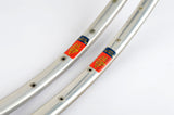 NEW Mavic Monthelery Route silver tubular Rims 700c/622mm with 32 holes from the 1980s NOS