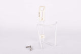 White Elite water bottle cage