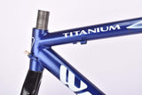 Winning Titanium frame in 51 cm (c-t) / 48 cm (c-c) with Titan tubing from the 1990s