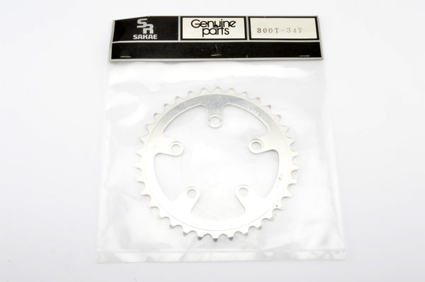 NEW Sakae/Ringyo SR Chainring 34 teeth and 74 mm BCD from 1980s NOS