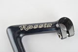 Cinelli 1A black anodized stem Rossin panto in size 115mm with 26.4mm bar clamp size