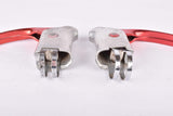 Weinmann AG De Luxe red anodized patent non-aero Brake lever set from the 1950s