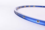 NOS Fir SC 200 blue anodized single Clincher Rim in 28"/622mm (700C) with 24 holes