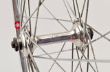 Wheelset with Super Champion Competition tubular rims and Campagnolo Gran Sport hubs from the 1970s