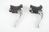 Third Generation Campagnolo C-Record "Powergrade" brake lever set with black hoods