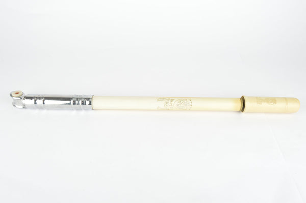 NOS Silca Impero bike pump in white/silver in 450-470mm from the 1970s - 80s