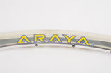 NOS Araya Super Aero single clincher Rim 700c/622mm with 32 holes, in silver polished