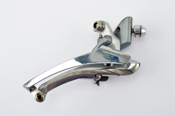 Shimano 600 Ultegra Tricolor #FD-6400 braze-on front derailleur from 1990