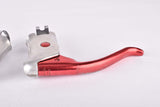 Weinmann AG De Luxe red anodized patent non-aero Brake lever set from the 1950s