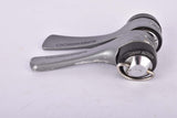 Shimano 600 Ultegra #SL-6400 braze-on 7-speed gear lever shifter set from the 1980s - 1990s