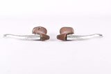 Campagnolo Record #2030 brake lever set with brown shield logo hoods from the 1980s