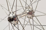 Wheelset with Super Champion Competition tubular rims and Campagnolo Gran Sport hubs from the 1970s