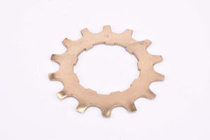 NOS Shimano Dura-Ace EX #7200 5-speed and 6-speed golden Cog, Uniglide (UG) Cassette Sprocket with 14 teeth from the 1980s