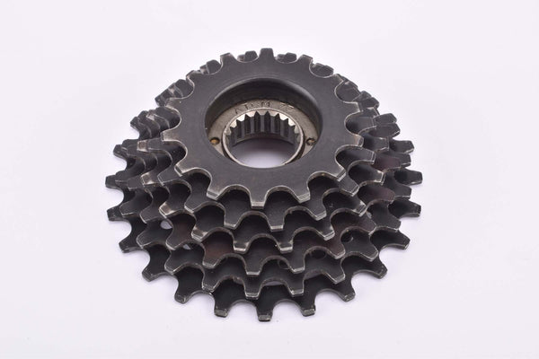 Atom 77 6-speed Freewheel with 14-24 teeth and english thread from the 1970s - 1980s
