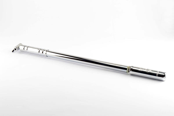 NEW Silca Impero Cromato bike pump in silver in 510-560mm from the 1980s NOS