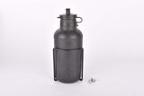 NOS black water bottle and water bottle cage