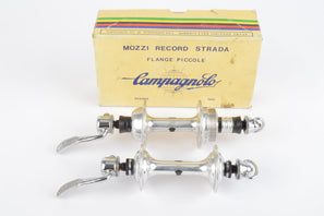 NOS/NIB Campagnolo Record Strada #1034 Low Flange Hub Set, with 32 holes and italian thread