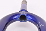 26" Dark Blue MTB Steel Fork with Eyelets for Fenders