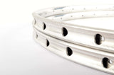 NEW silver polished Nisi Tubular Rims 650C/571mm with 36 holes from the 1970s - 80s NOS