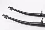 NOS 26" Black MTB Steel Fork with Eyelets for Fenders and Rack