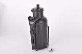 NOS black water bottle and water bottle cage