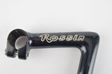 Cinelli 1A black anodized stem Rossin panto in size 115mm with 26.4mm bar clamp size
