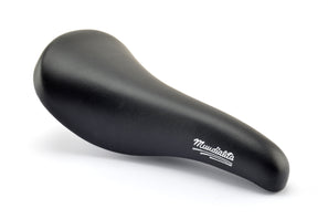 NEW Mundialita black vinyl Saddle from the 1980s NOS