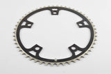 NOS black anodized Gipiemme Crono Sprint Chainring in 52 teeth and 144 BCD from the 1980s