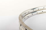 NEW silver polished Nisi Tubular Rims 650C/571mm with 36 holes from the 1970s - 80s NOS