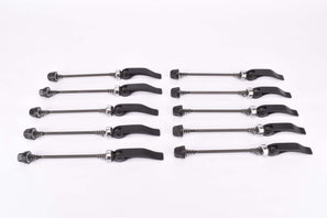 Bunch of NOS Black matt finished Alloy quick release, front Skewer (10 pcs)