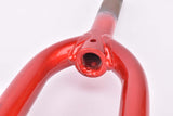 NOS 28" Red Trekking Steel Fork with Eyelets for Fenders, Rack and Low Rider