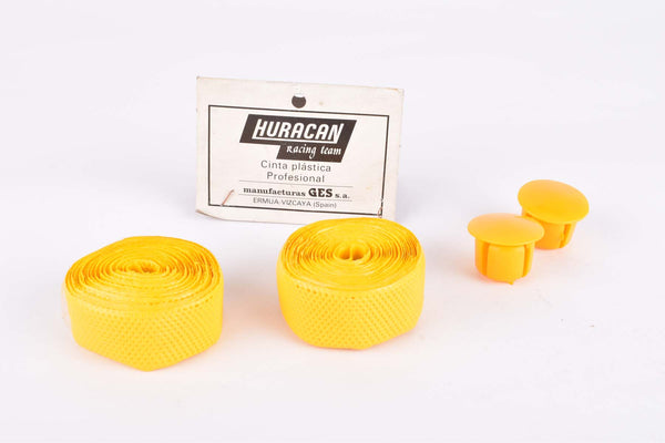 NOS Huracan Cinta plastica handlebar tape yellow from the 1980s