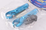 NOS blue anodized rito MTB handle bar ends