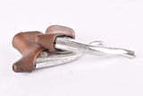 Campagnolo Record #2030 brake lever set with brown shield logo hoods from the 1980s
