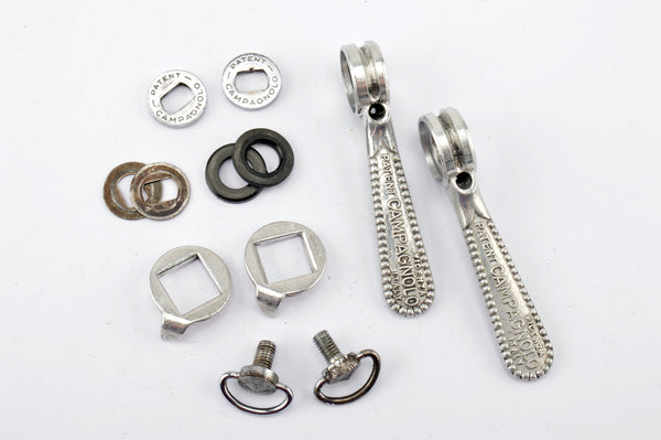 Campagnolo Record #1014 braze-on friction shifters from the 1960s - 80s
